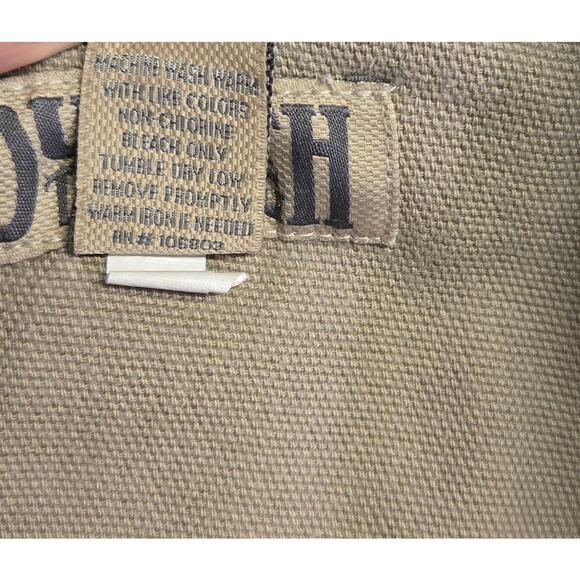 Duluth Trading Co Pants Mens 40x32 Khaki Tan Workwear Relaxed Fit Cargo READ - Picture 7 of 7